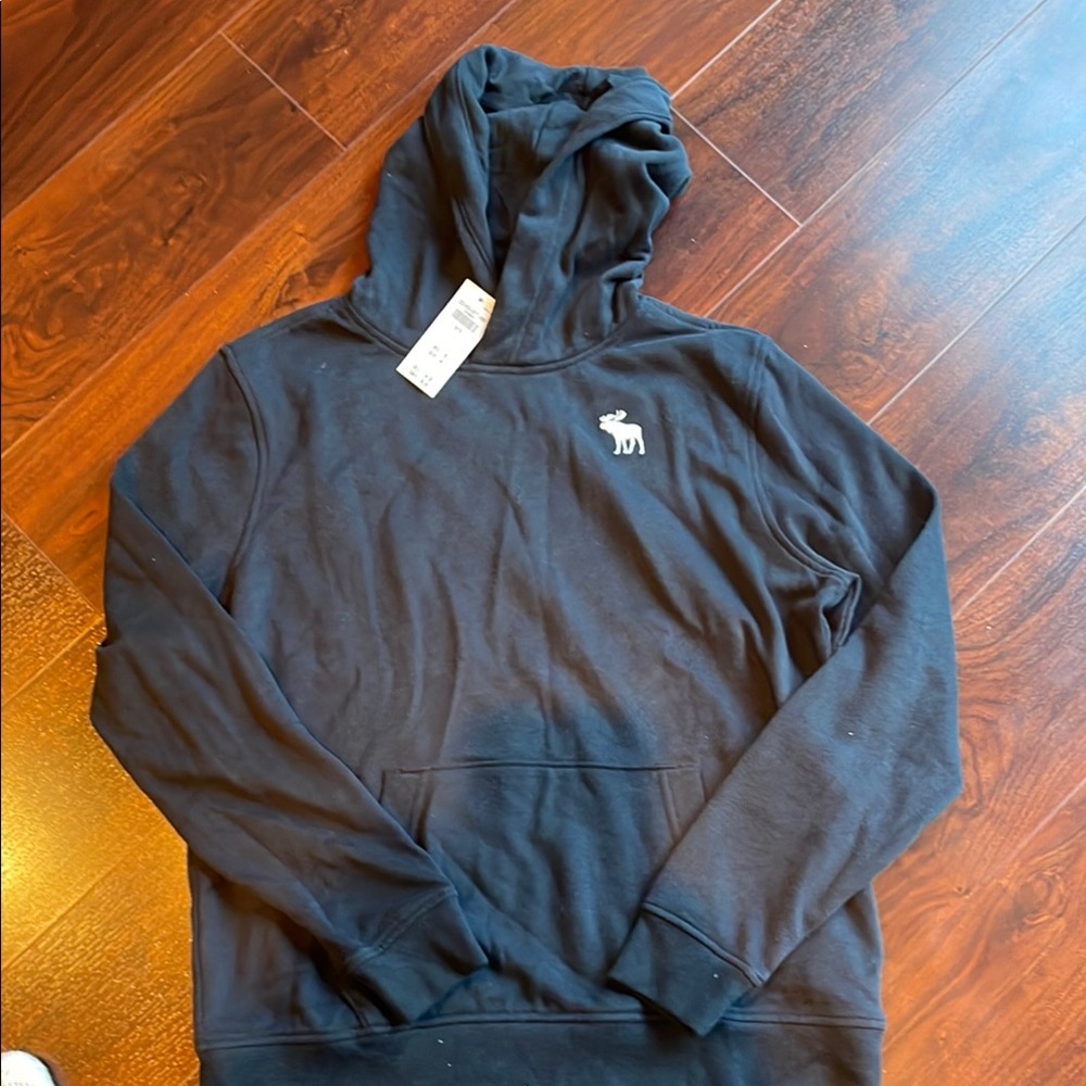 Abercrombie & Fitch Black Hoodie with Logo
